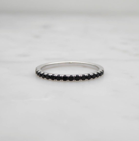 onyx eternity band