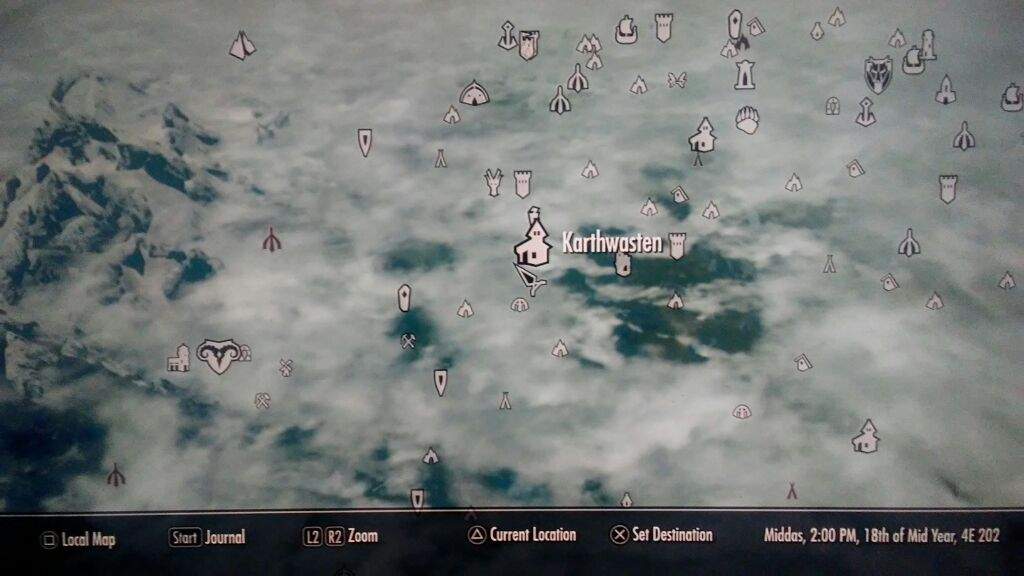 karthwasten skyrim map