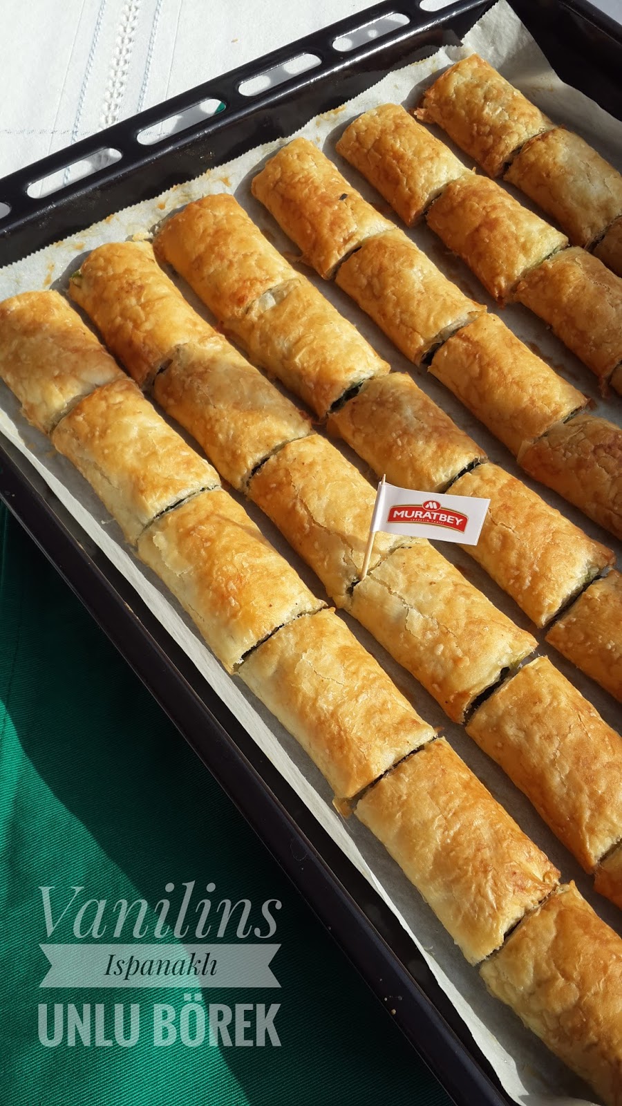 baklavalik yufkadan ispanakli peynirli borek tarifi