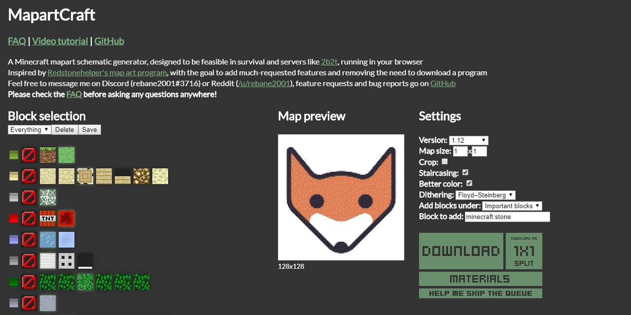 minecraft map art generator survival