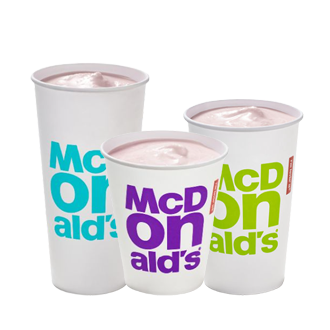 calories mcdonalds strawberry milkshake