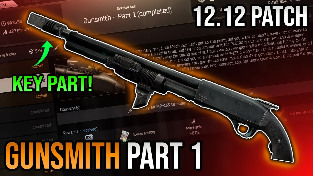 eft gunsmith part 1