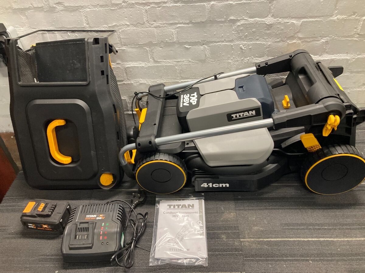 titan cordless lawn mower