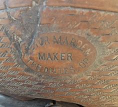 vintage western saddle makers marks