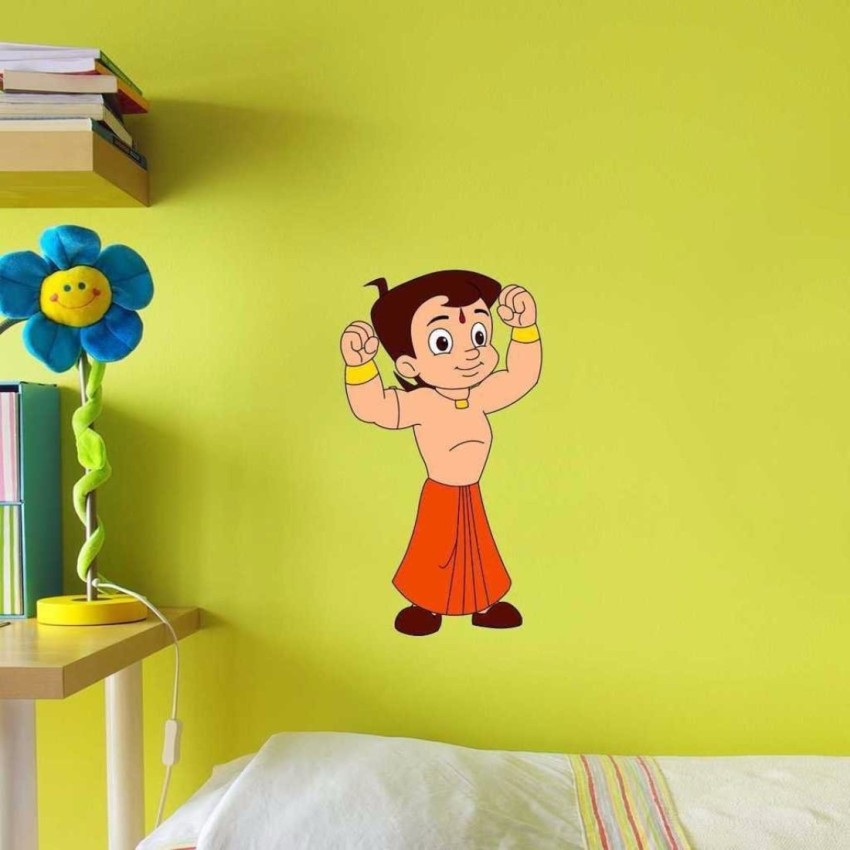 chhota bheem wall painting