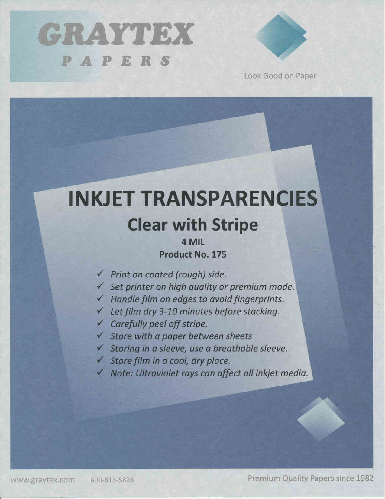 inkjet transparency paper