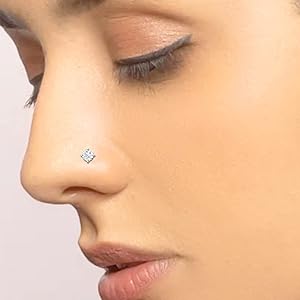 diamond nose ring stud