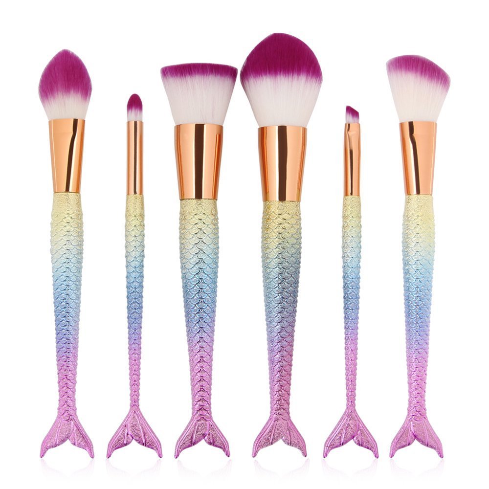 mermaid makeup brushes