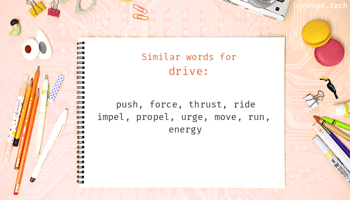 drive synonym