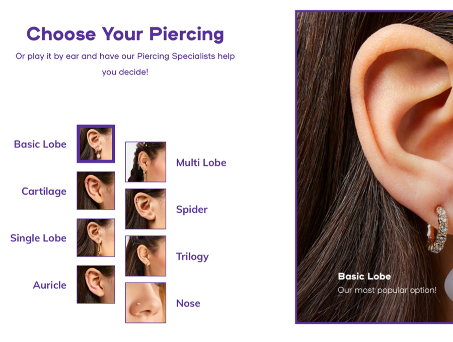 piercings claires