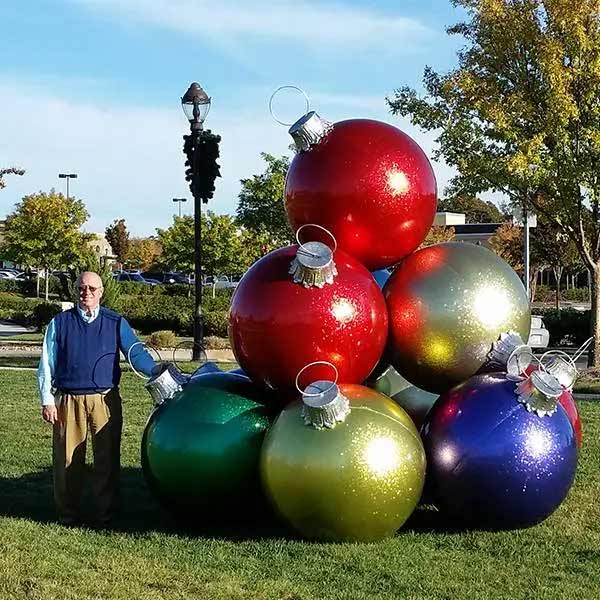 giant christmas balls