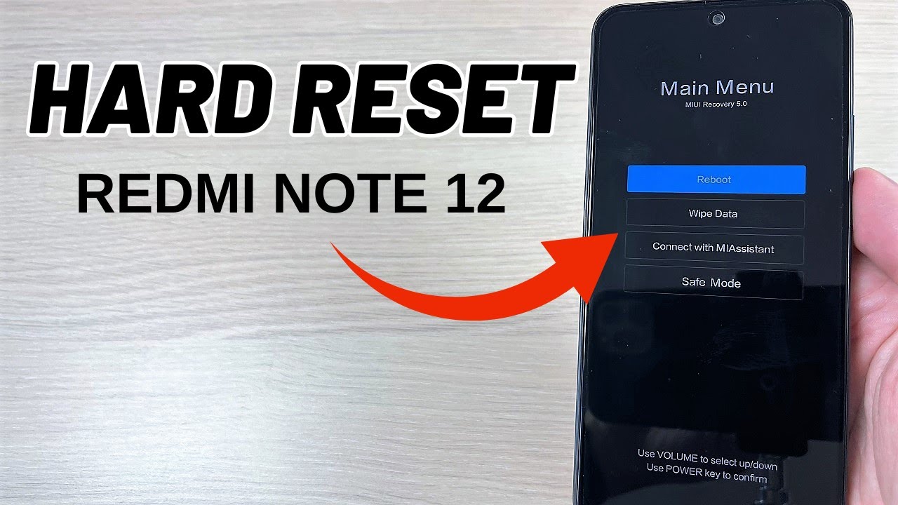 redmi phone reset