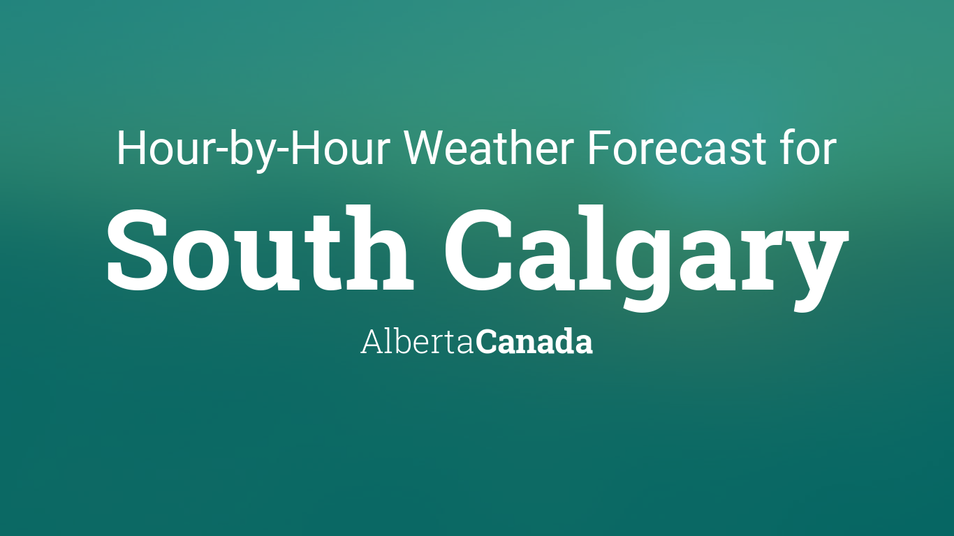 calgary hourly weather