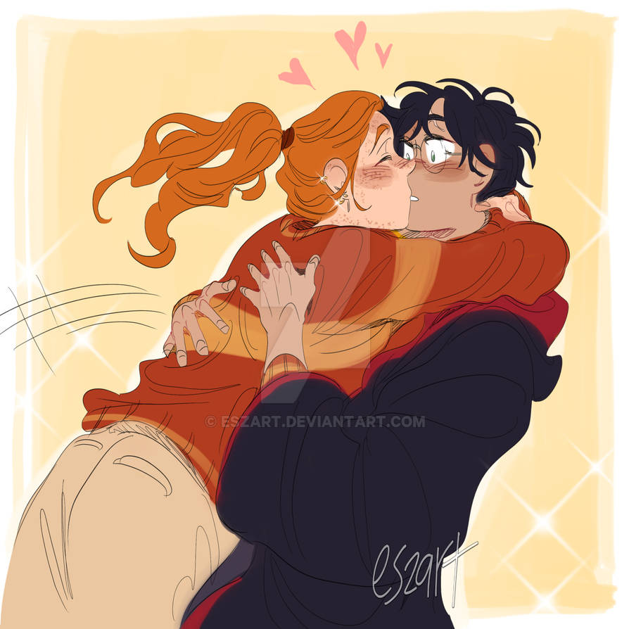 harry and ginny fan art