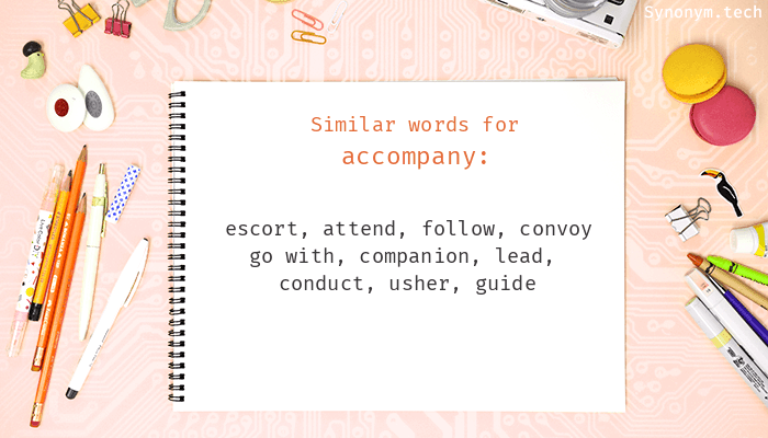 accompany synonym