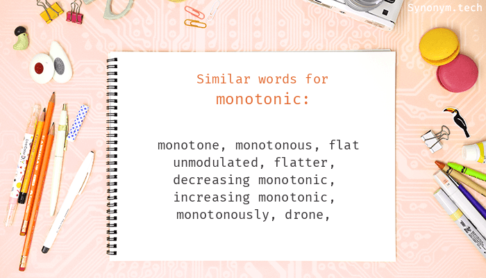 monotonically synonym