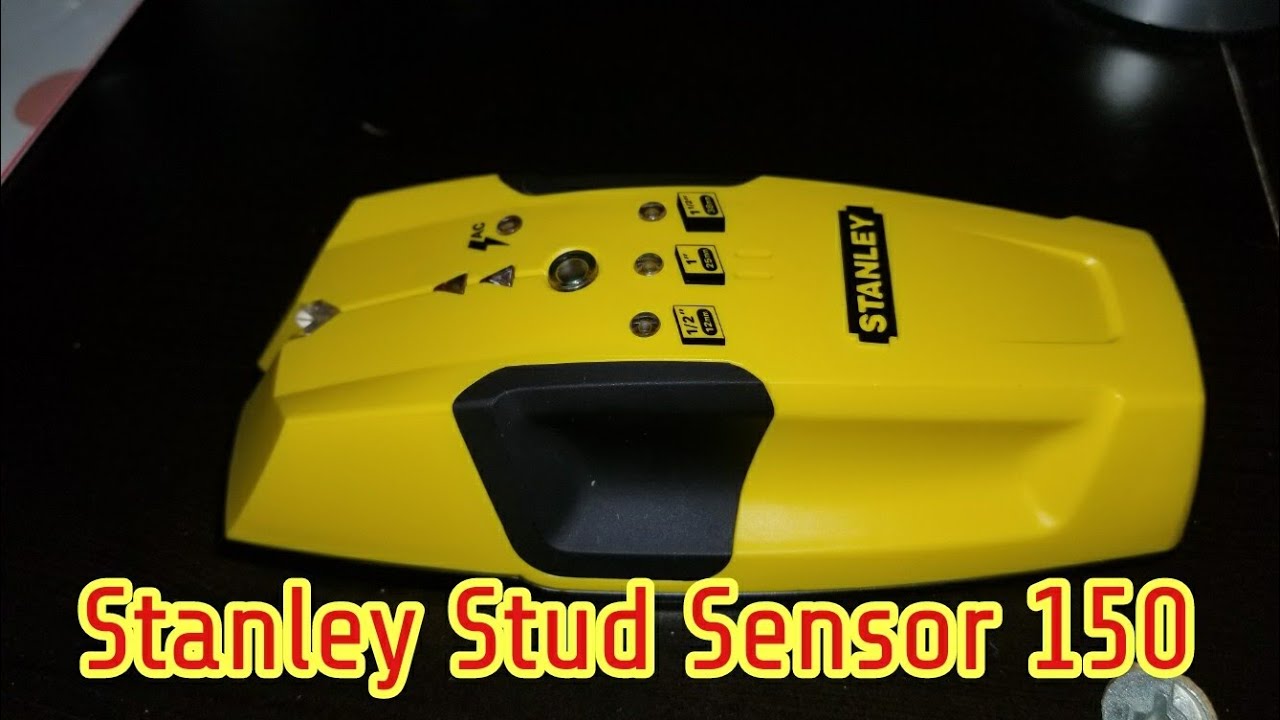 using stanley stud finder