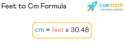 convert feet into centimeters height