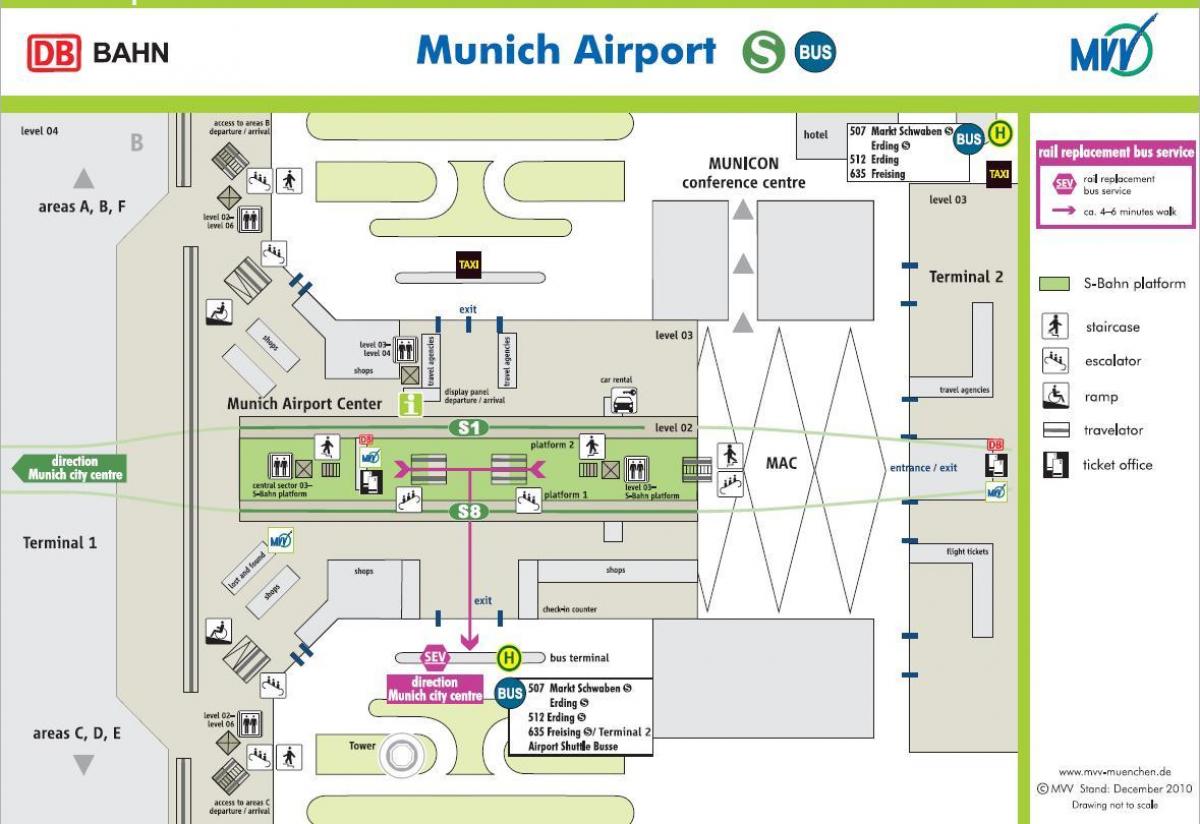 muc airport terminal 2 map