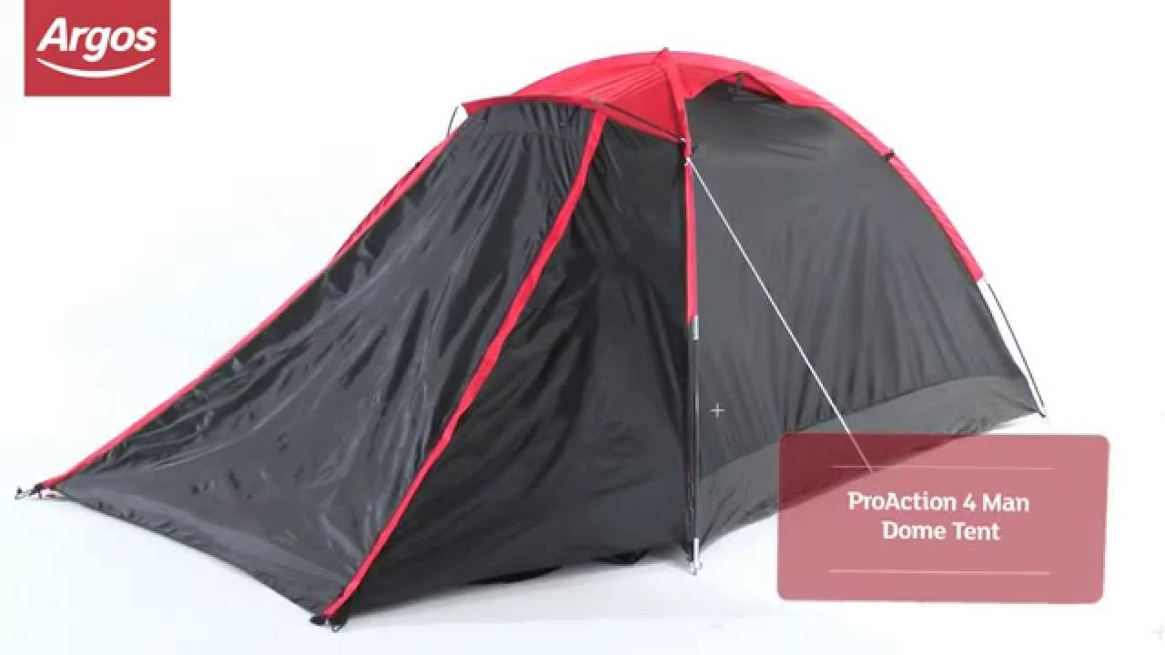 pro action 4 man tent