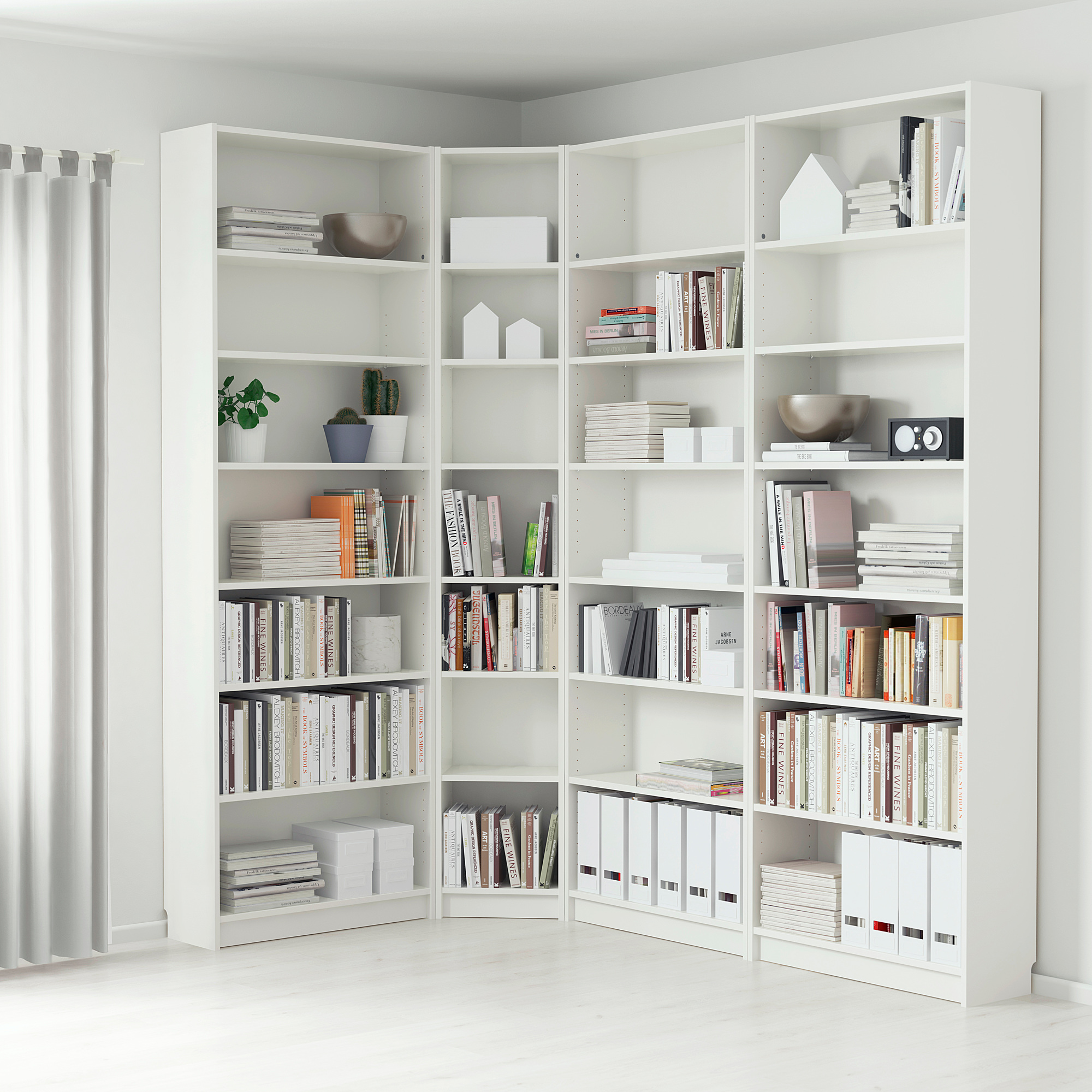 ikea white bookcase