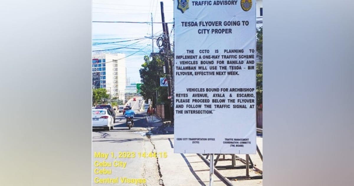 cebu traffic advisory