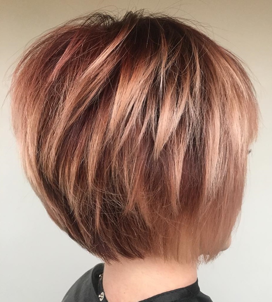 short layered bob hairstyle