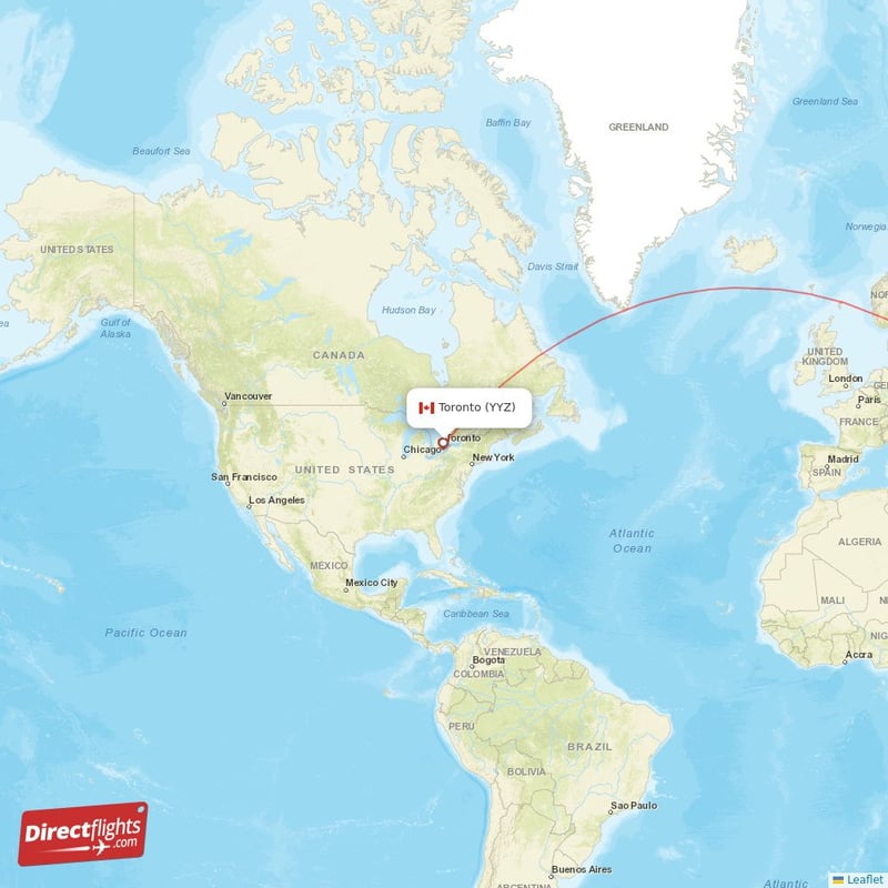 dubai to toronto flight distance