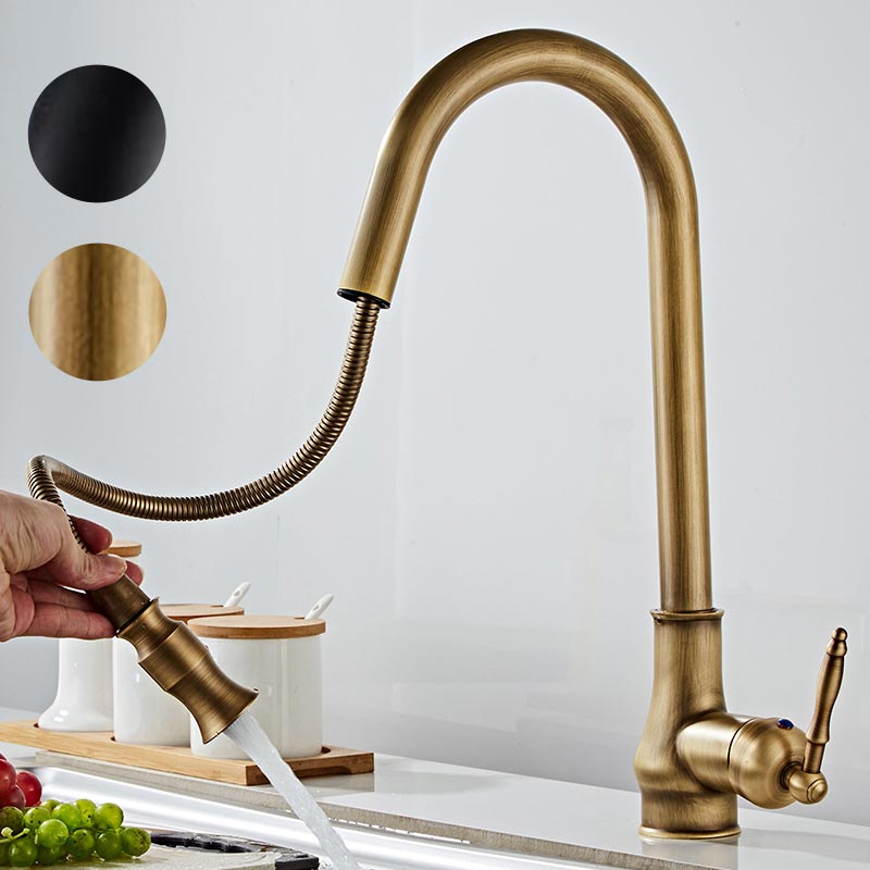 retro kitchen sink faucets