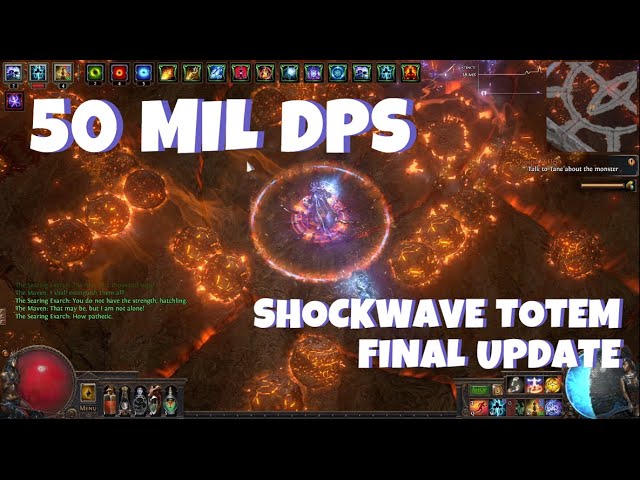 path of exile shockwave totem