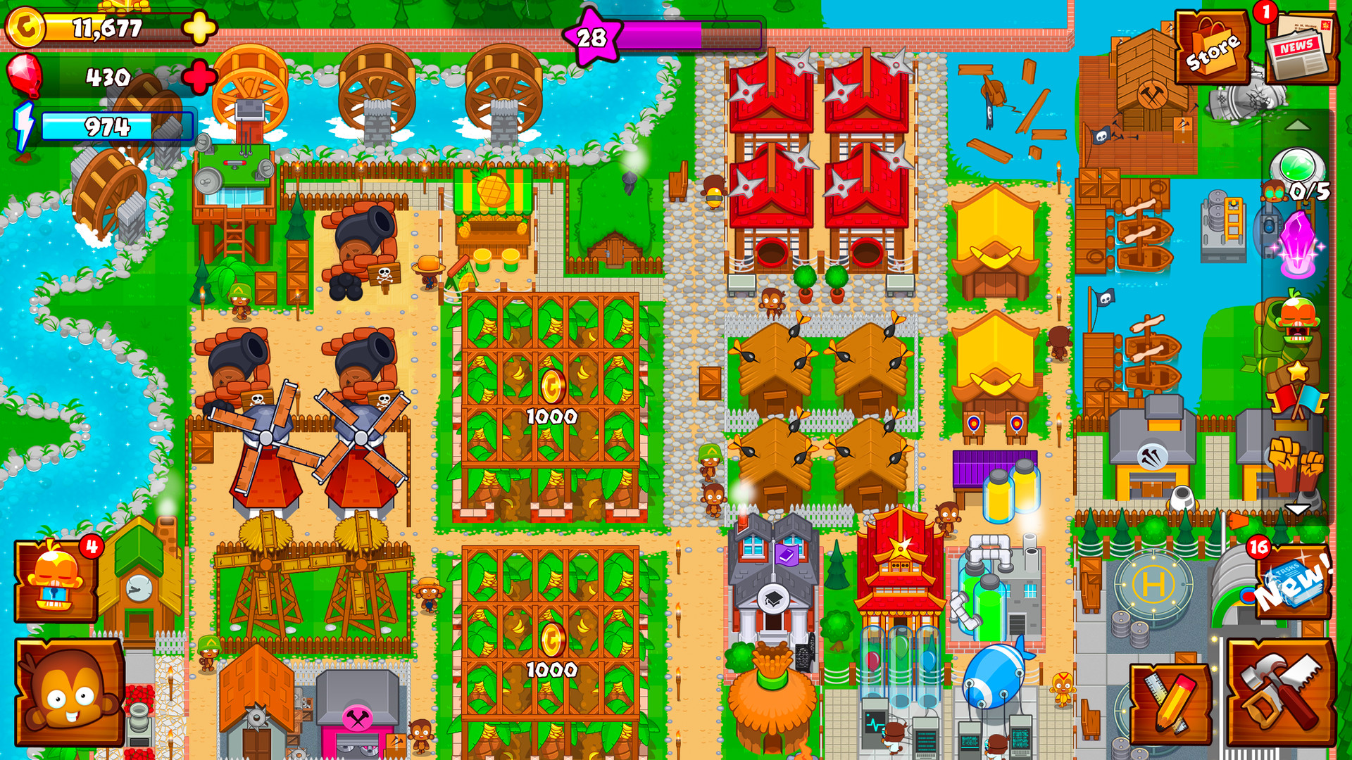 monkey city bloon