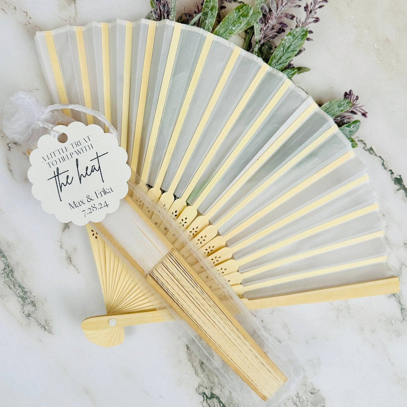 wedding folding fans