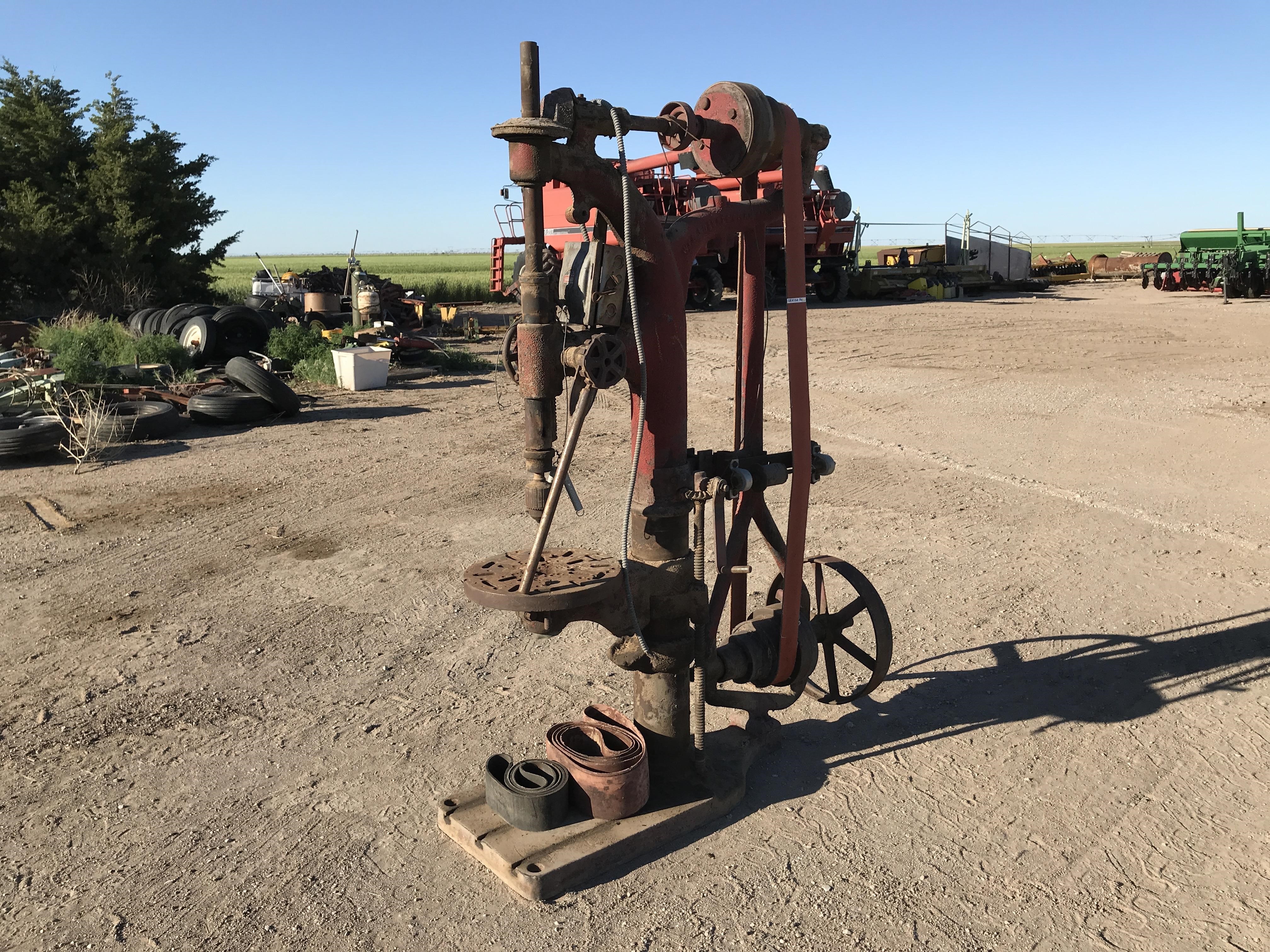 old belt driven drill press