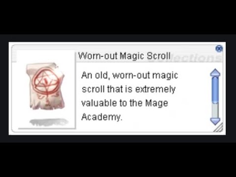 worn out scroll ragnarok