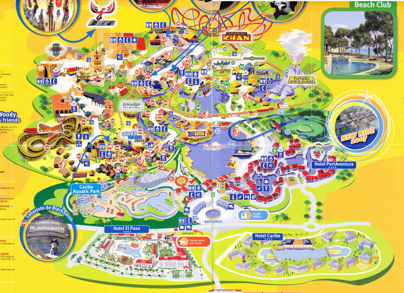 port aventura maps