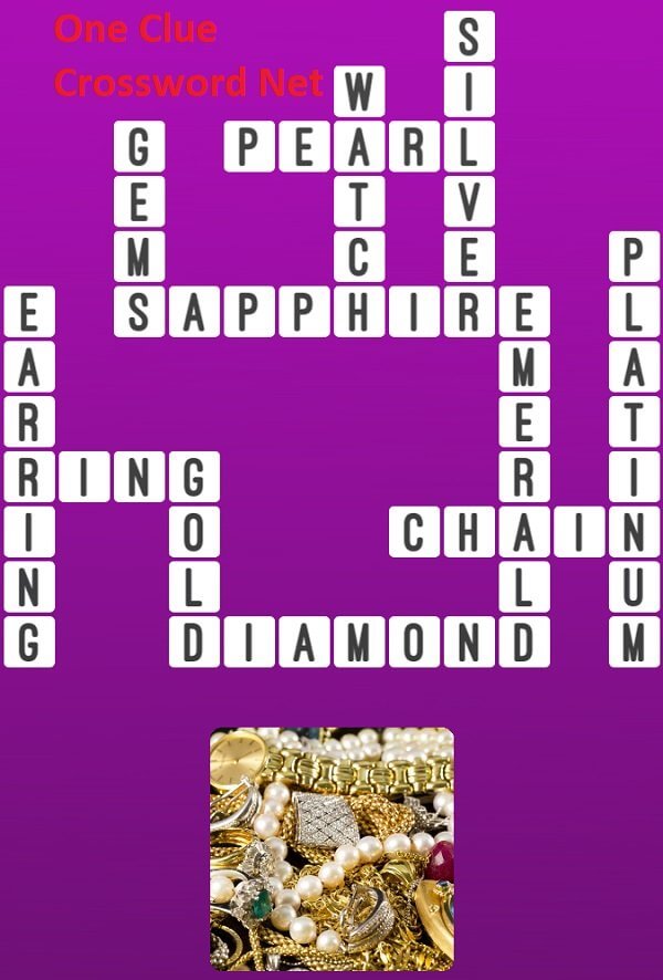 silver and gold crossword clue