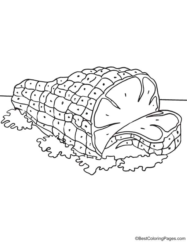 ham coloring page