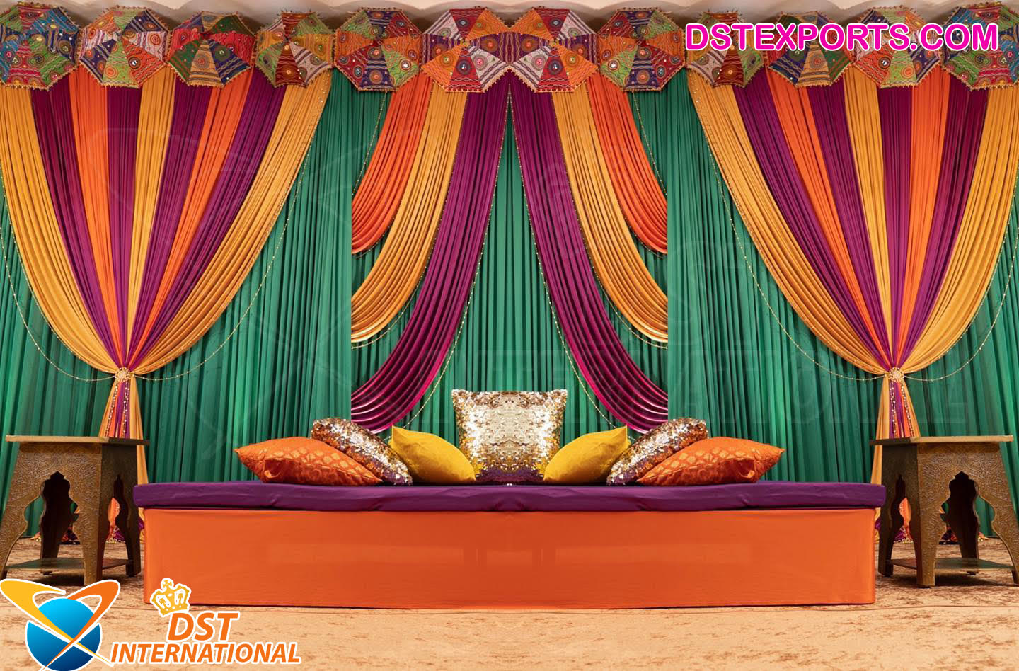 backdrop with drapes