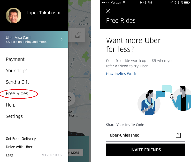 uber invite code rider