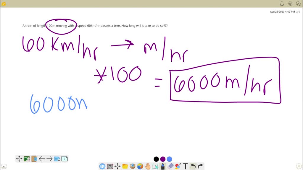 a train of length 100 m is moving