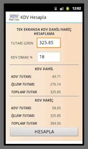 kdv hesaplama