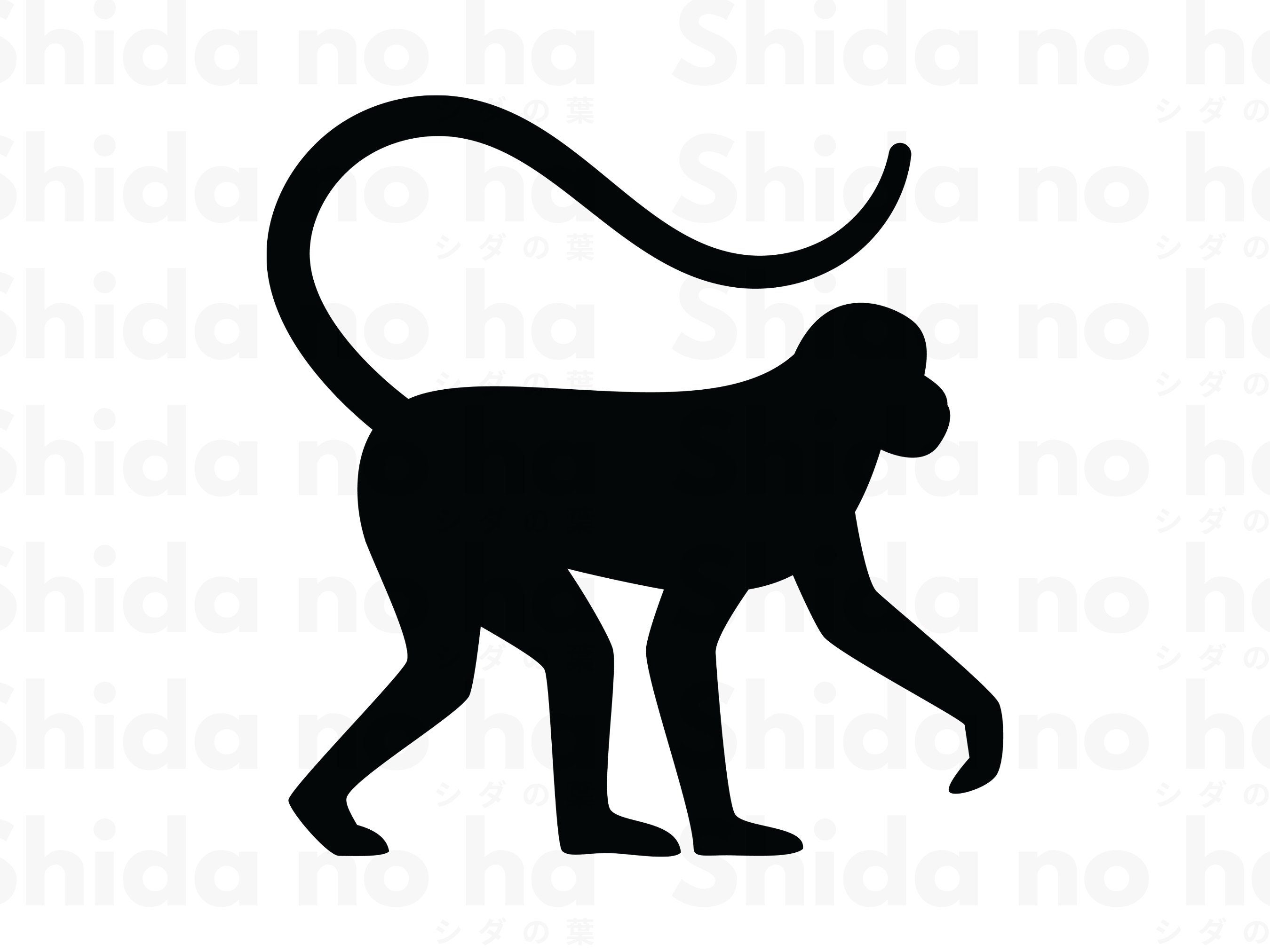 monkey silhouette