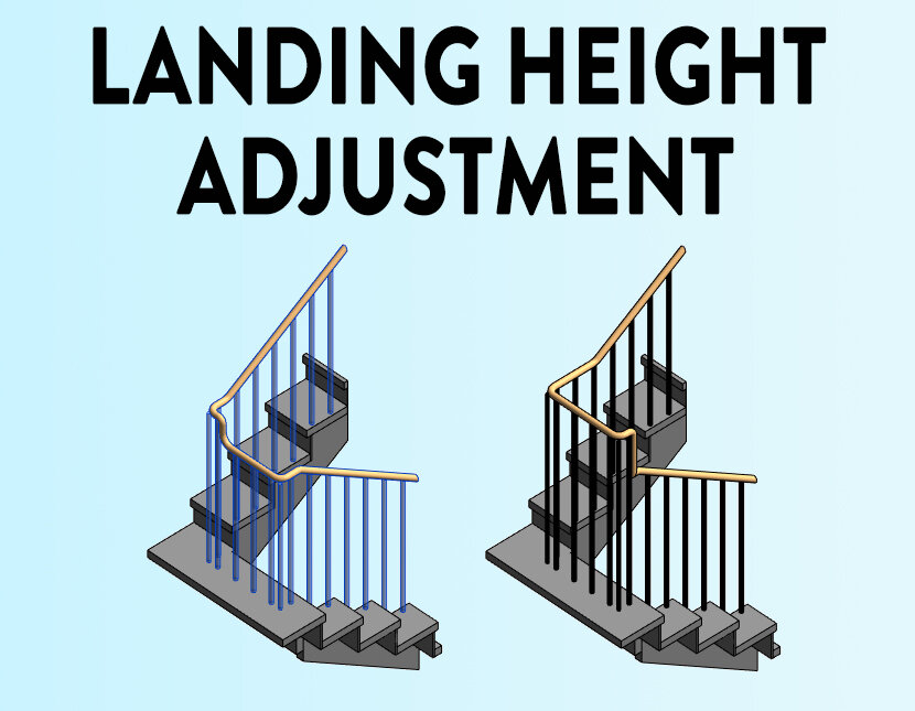 adding railing to stairs revit