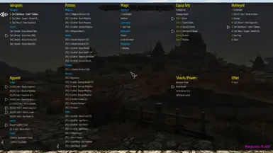 skyrim favorites menu mod