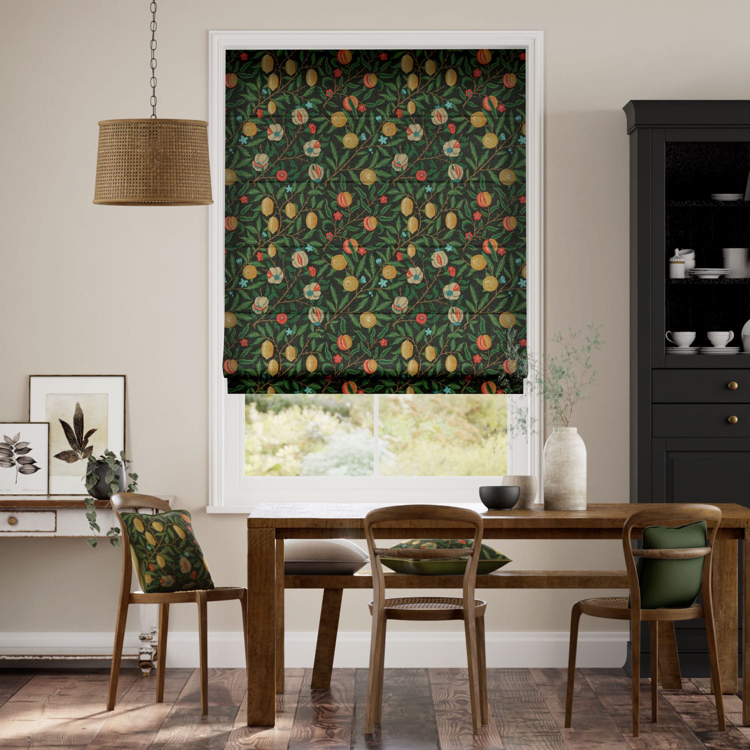 william morris roman blinds