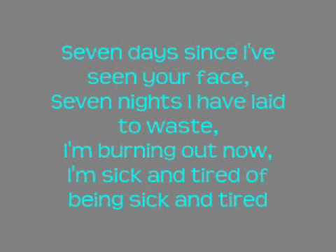 sick and tired lyrics