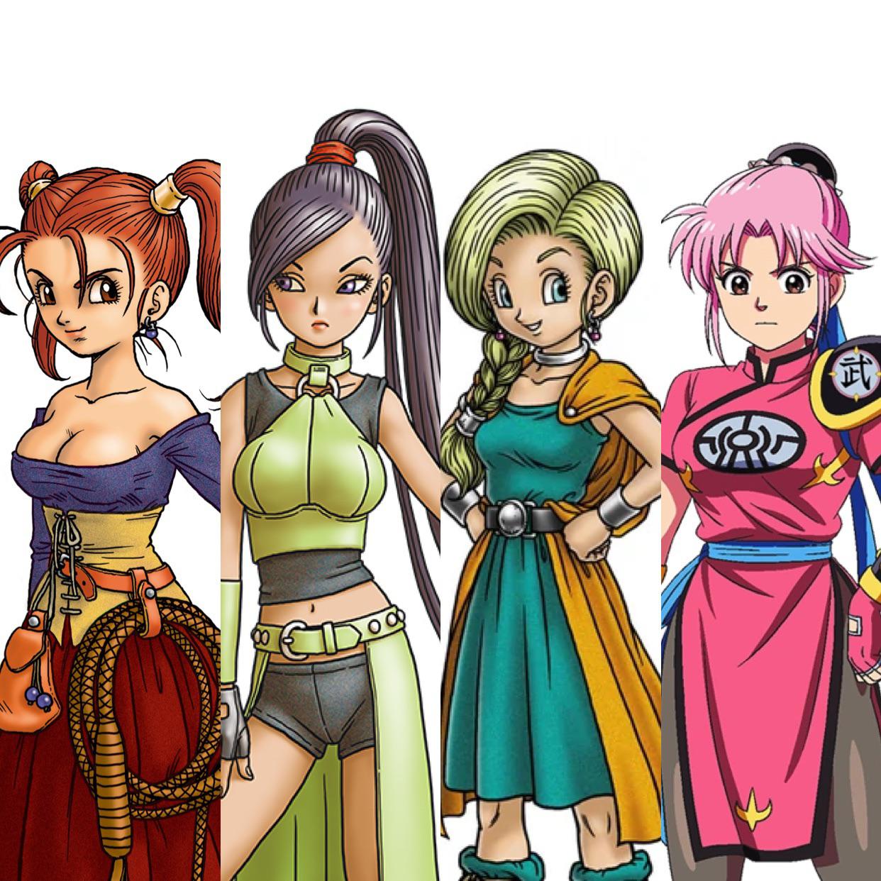 dragon quest female characters