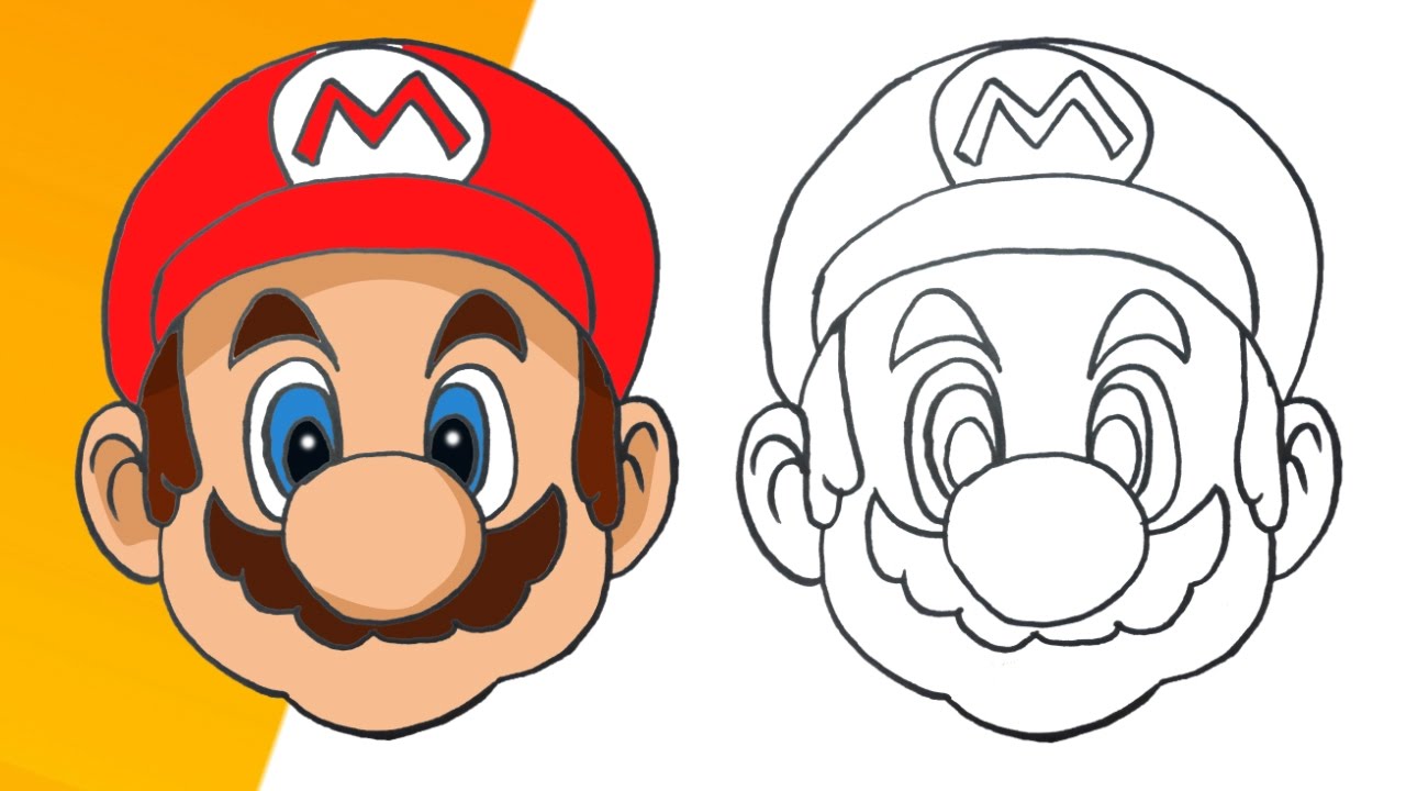 dibujos faciles de mario bros