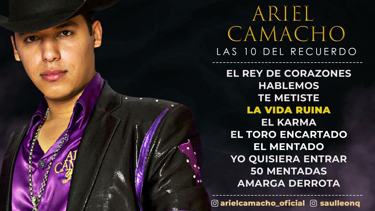 canciones de ariel camacho