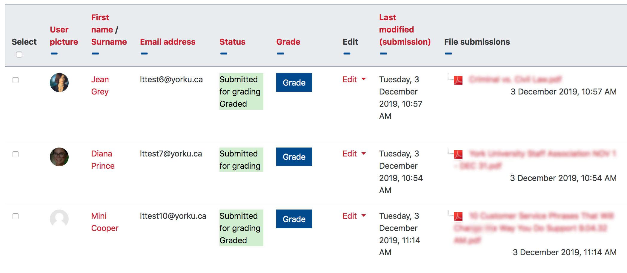 eclass yorku